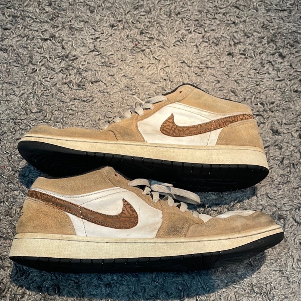 Jordan 1 low brown elephant